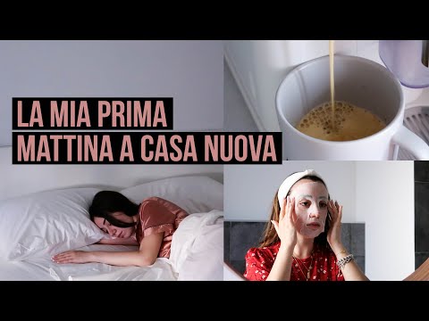 LA MIA MORNING ROUTINE A CASA NUOVA PER LA PRIMA VOLTA ✨🧖🏻‍♀️☕️