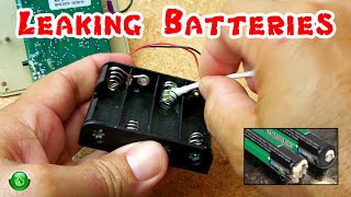 EASILY Clean Battery Leak Damage In Electronics