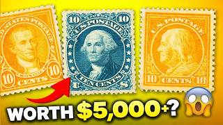 Rare 10 Cents US Stamps Worth Thousands Today | Old Stamp Market Value