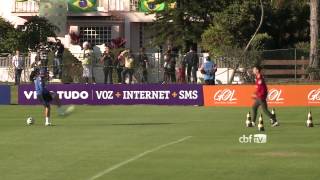 Acompanhe o treino da Seleção na tarde desta quarta
