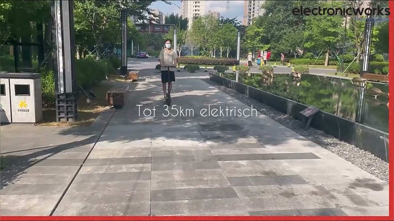 ElectronicWorks AiE-2 - E-step - Elektrisch - 30-35KM - 10.4Ah - Mobiele app - 120 KG