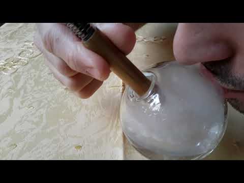 [short function vid] a VapCap hit through a small ball water pipe