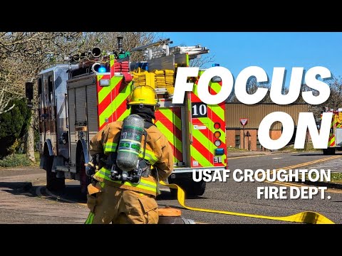 Behind the Scenes with US Air Force Firefighters at RAF Croughton (UK)