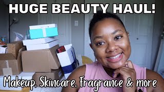 HUGE BEAUTY HAUL! WHAT I GOT IN PR AND WHAT I PURCHASED! MAKEUP, SKINCARE, FRAGRANCE & MORE!