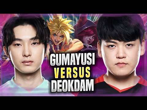 GUMAYUSI vs DEOKDAM! - T1 Gumayusi Plays Xayah ADC vs DK deokdam Ezreal! | Season 2022