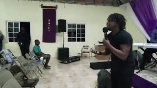 Maurice Griffin sings in Jamaica