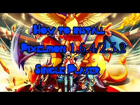 Pixelmon 1.6.4 How to install Tutorial - Client, Single Player Installation