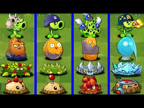 All Plants Team PEASHOOTER vs PULT-SHOOTER - Who Will Win? - PvZ 2 Team Plant vs Team Plant