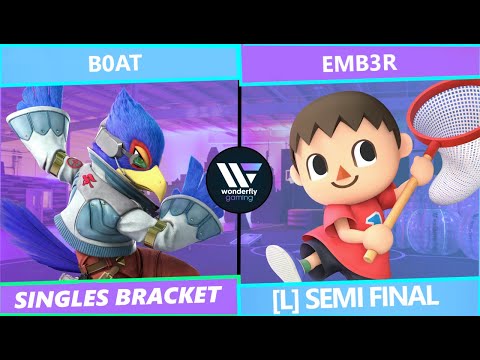 Wonderfly Weekly 145 B0at (Inkling Falco) vs Emb3r (Villager) Losers Semi Final