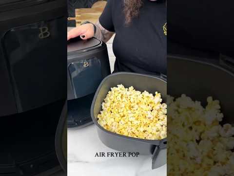 Crispy Air Fryer Popcorn: Snack Time Just Got Better! #shorts