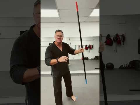 Bo staff training at home for beginners - figure eights with wrist rolls
