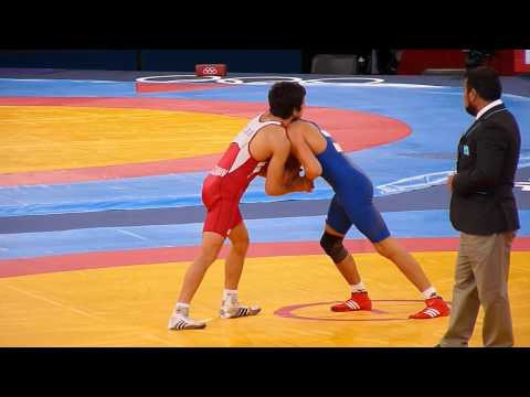 Soryan Reihanpour ( Iran)- Peter Modos( Hungary). Greco-Roman Wrestling