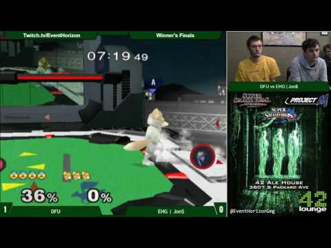Construct 52 - DFU(Sheik/DK) vs EHG Jon$(Fox) - Melee WF