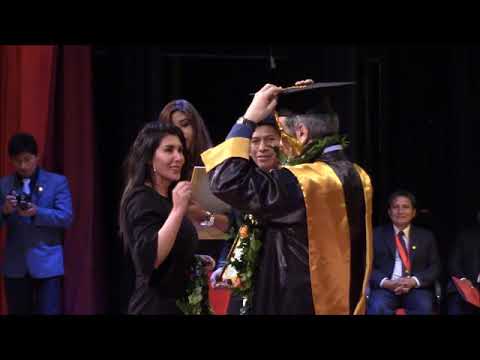 "Reconocimiento de la Universidad "Diego Quispe Tito" a Francesco Petrozzi