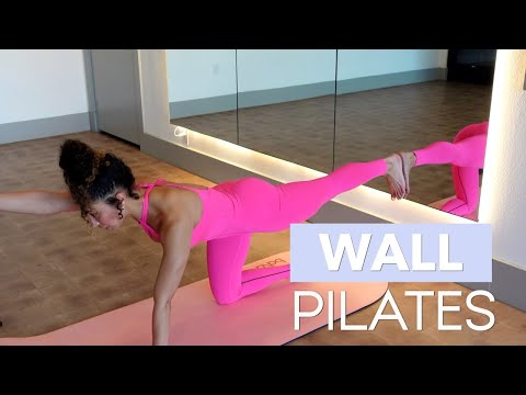 Try this Wall Pilates Workout! 10 Min Workout for Abs and Booty Toning!