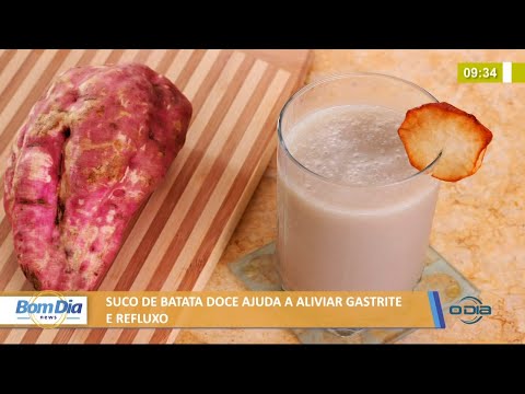 Suco de batata doce ajuda a aliviar gastrite e refluxo 21 06 2021