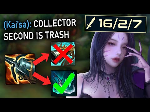 STOP Building Collector Every Game on Kaisa!!! - League of Legends Informative Gameplay