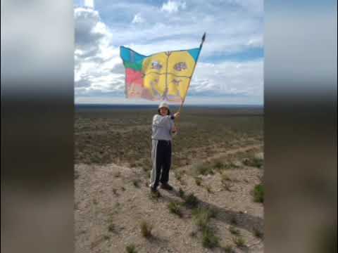 Subida a las bardas de algarrobo del águila La Pampa.