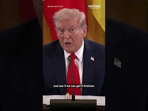 Trump discusses Ukraine security guarantees with European leaders