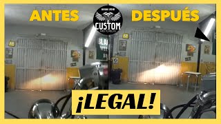 Mejor bombilla LEGAL para moto/NO LED ni XENON: Instalación Sencilla y fácil h4 y h7