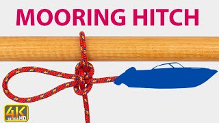 How to Tie a Mooring Hitch | Mooring Hitch Quick Release Knot Reliable