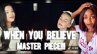 Download lagu First time reaction to When You Believe - Sister Duet - Lucy & Martha Thomas mp3