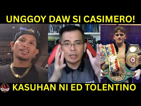 Casimero KASUHAN ni Ed Tolentino! | Tinawag na UNGGOY! | Bam Rodriguez hindi na champion
