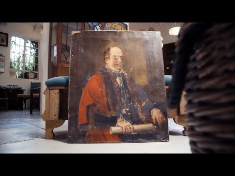 Mid 19th Century Portrait Of A Gentleman - Salvage Hunters 1712