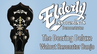 Video thumbnail for Deering Deluxe Banjo (Walnut) | Elderly Instruments by Elderly Instruments