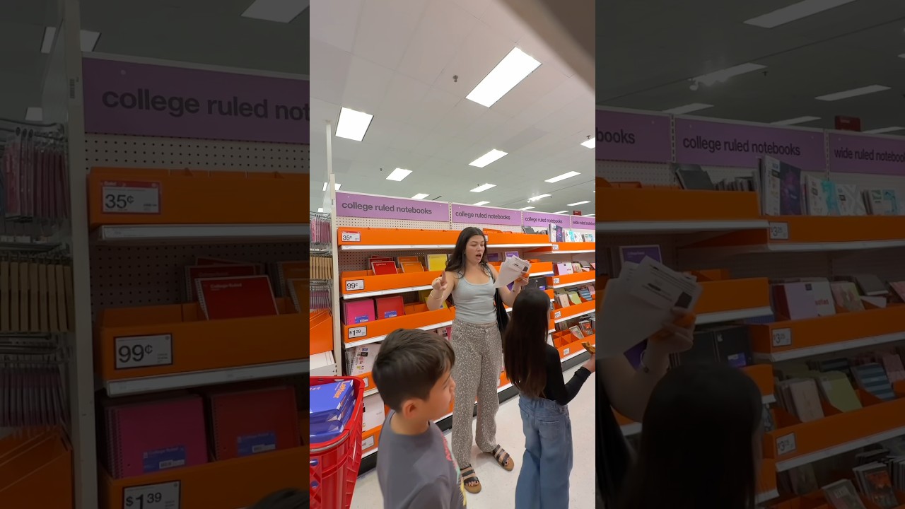 BACK TO SCHOOL SUPPLIES SHOPPING for ALL 3 kids✏️🎒💸