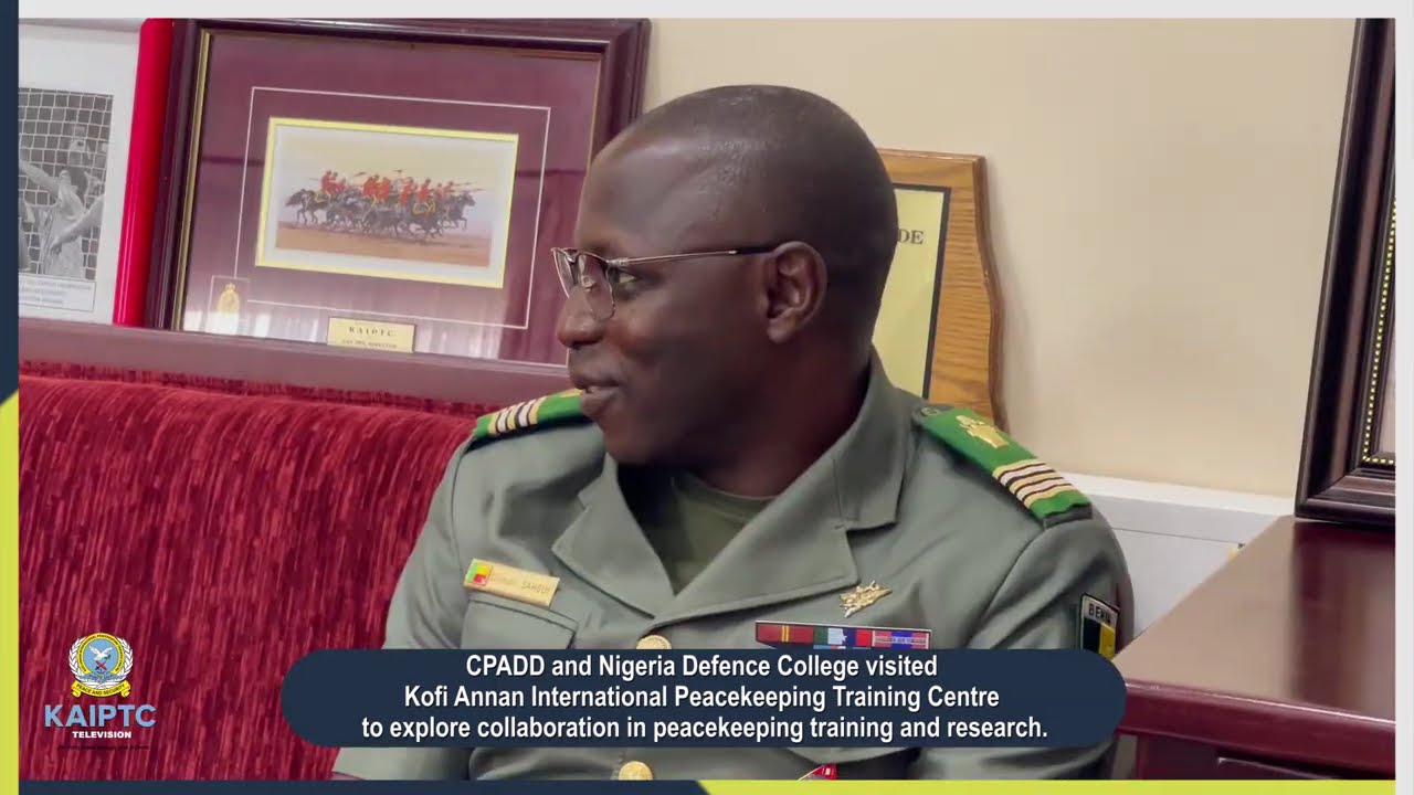 (CPADD) and the Nigeria Defence College paid a working visit to the KAIPTC