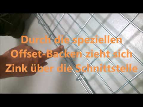 Gitterrinne Schwerlastgitterrinne Cablofil® richtiges schneiden Gratfreies Schneiden