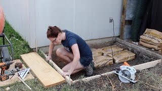 How to Pour a Small Concrete Slab