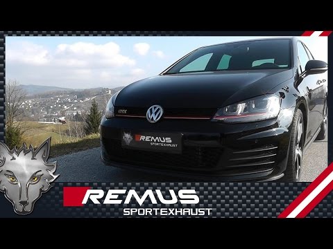 VW Golf VII GTI with REMUS cat-back system