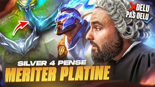 SILVER 4, IL PENSE MÉRITER LE LOW PLAT AVEC SON PANTHÉON SUPPORT