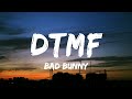 BAD BUNNY DtMF Letra Lyrics