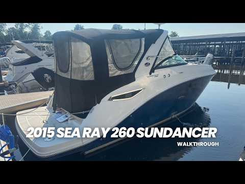 2015 Sea Ray Sundancer 260 Video