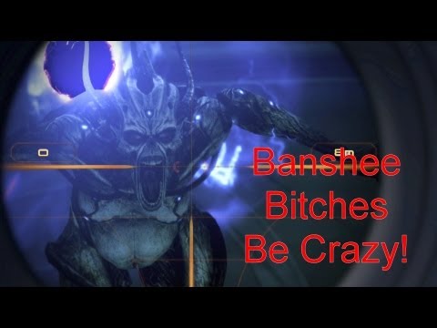Banshee Takedown! Insanity vs Normal Difficulty Comparison Mass Effect 3 Strategy/Tips 1080p HD DX11