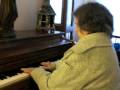 Playing Piano 89 years old. "All I do Is dream of ...