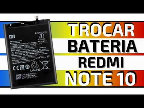 [ Xiaomi Redmi Note 10 M2101k7AG ] Como Trocar Bateria Remover Tirar Cambiar How to Change Battery