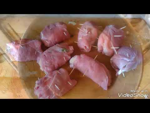 Involtini di carne al sugo