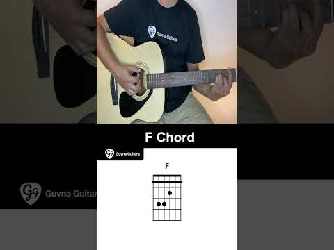How To Play The F Chord On Guitar - Guvna Guitars