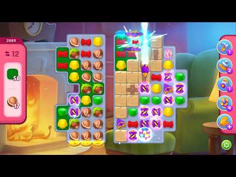 Homescapes level 2889 - 18 Moves - No Boosters #Bubunka