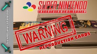 WARNING / Fake Super Nintendo / SNES Retro Game Comparison Video / Review