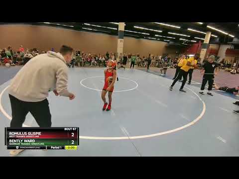 71-73 Lbs Round 1 - Bently Ward, Warrior Trained Wrestling Vs Romulus Glispie, Best Trained Wrestl