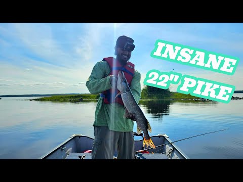 Insane Pike & Bass Fishing In Hidden Lake in Quebec 2026! | Day 1