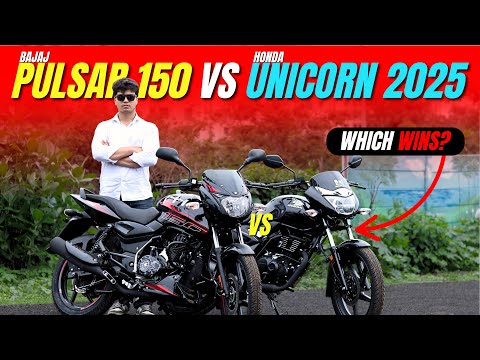 Honda Unicorn 2025 VS Bajaj Pulsar 150 | Best Bike for you Under 1.5 Lakh?