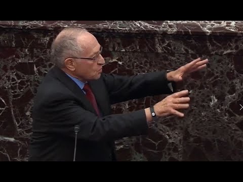 Alan Dershowitz answered senators' questions in Senate impeachment trial (Jan 29, 2020)