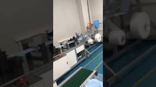 China automatic 3ply disposable medical surgical mask making machine youtube video