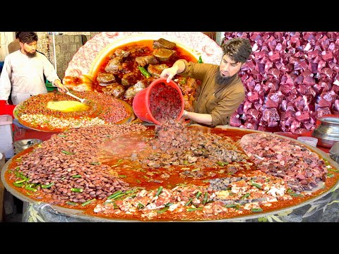 SPECIAL SPICES BIGGEST TAWA FRY KALEJI | POPULAR PESHAWARI MASALA MUTTON FRIED LIVER RECIPE